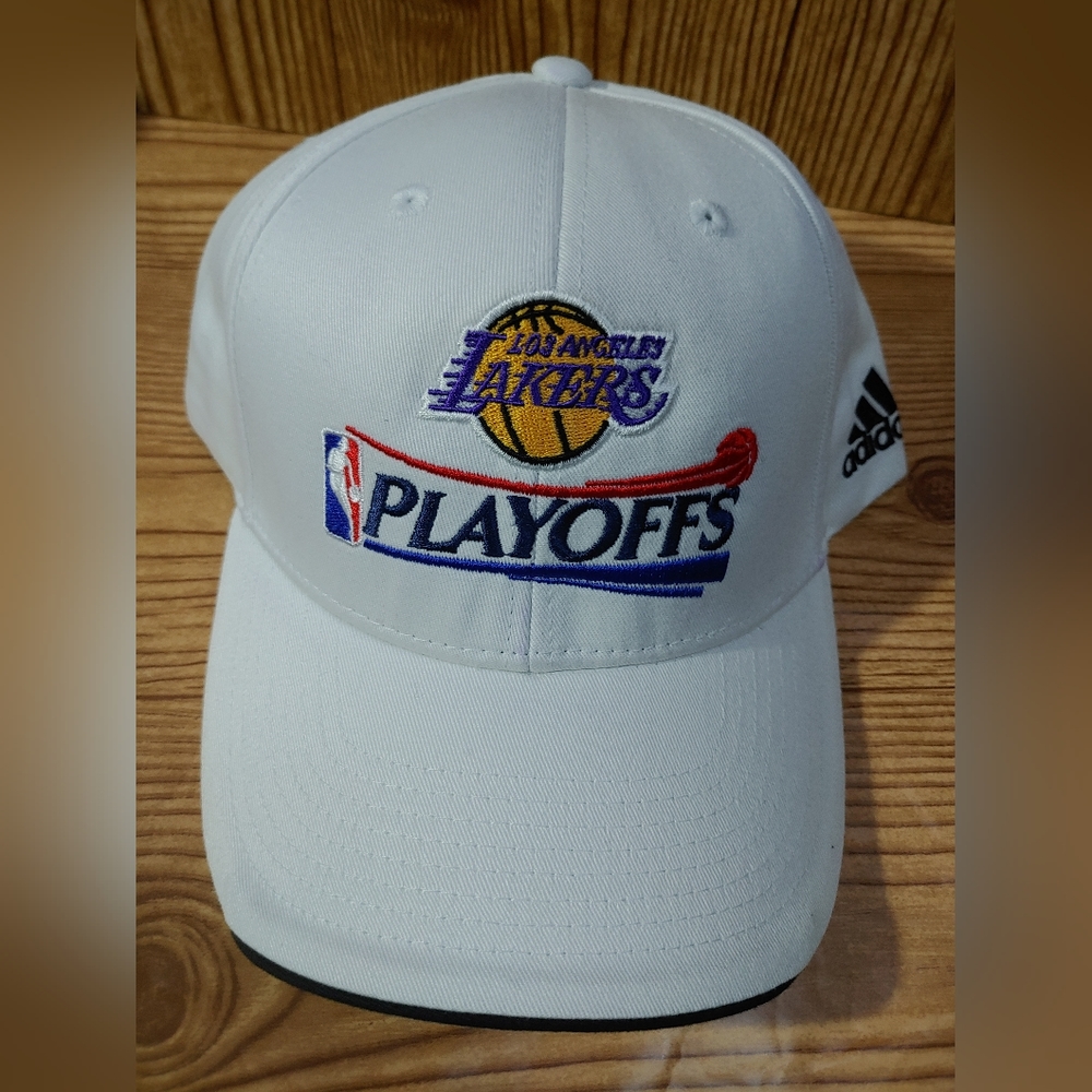 Los Angeles Lakers Adidas 2012 NBA Playoffs strapback hat OSFM (NEW)